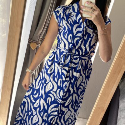 Blue and White Dress (XS)