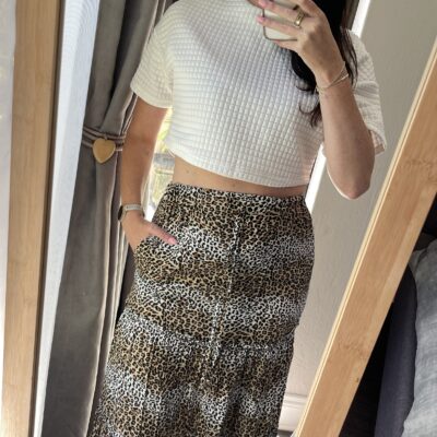 Leopard Skirt (XS)